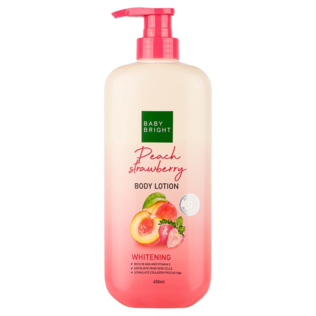 baby-bright-peach-strawberry-body-lotion-450-ml-โลชั่น