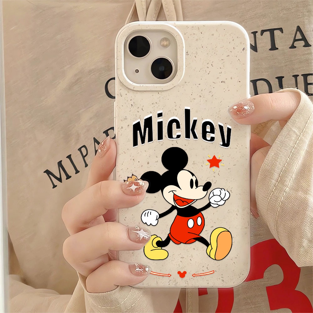 เคสโทรศัพท์มือถือแบบนิ่ม-ลายมิกกี้เมาส์วิ่ง-สีขาว-สําหรับ-iphone-14promax-11-13-12-7-8-plus-x-xr-xsmax