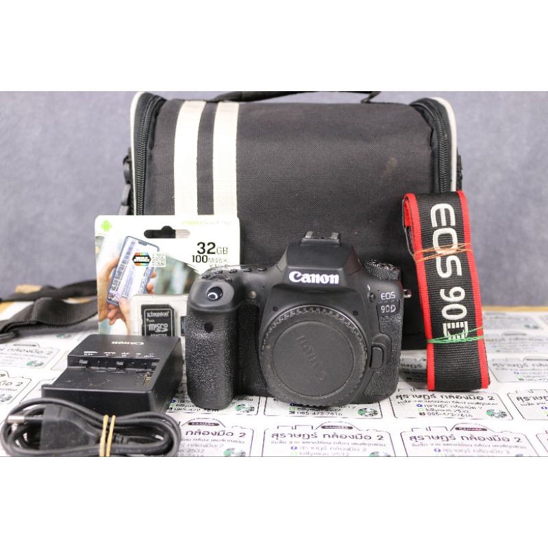 canon 90d สภาพใหม่เอี่ยม เหมือนได้ซื้อมือ 1เมนูไทยไช้งานง่ายกล้องกึ่ง ...