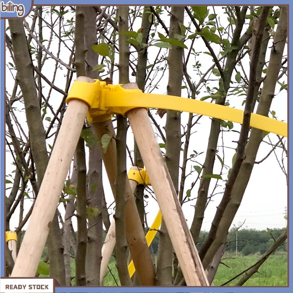 biling-plant-frame-large-tree-growing-support-stakes-tripod-plastic-cups-garden-tool