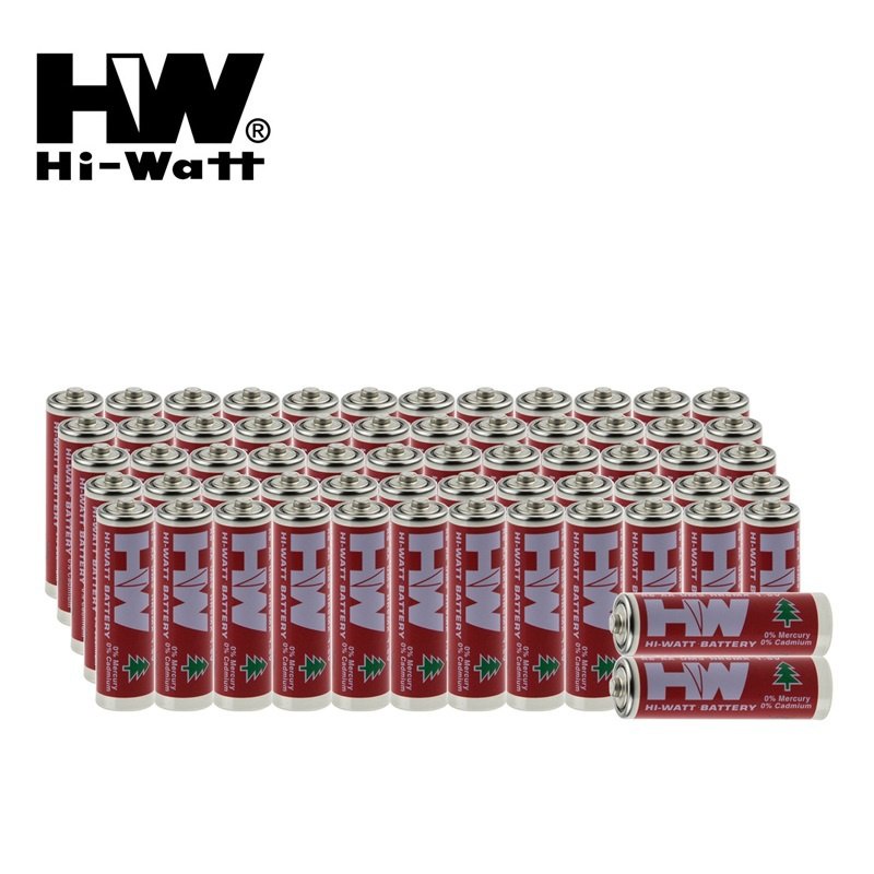 Hi-Watt 555 Battery 1.5V AA Single Use Dry Battery R6P UM3 MN1500 E91 ...