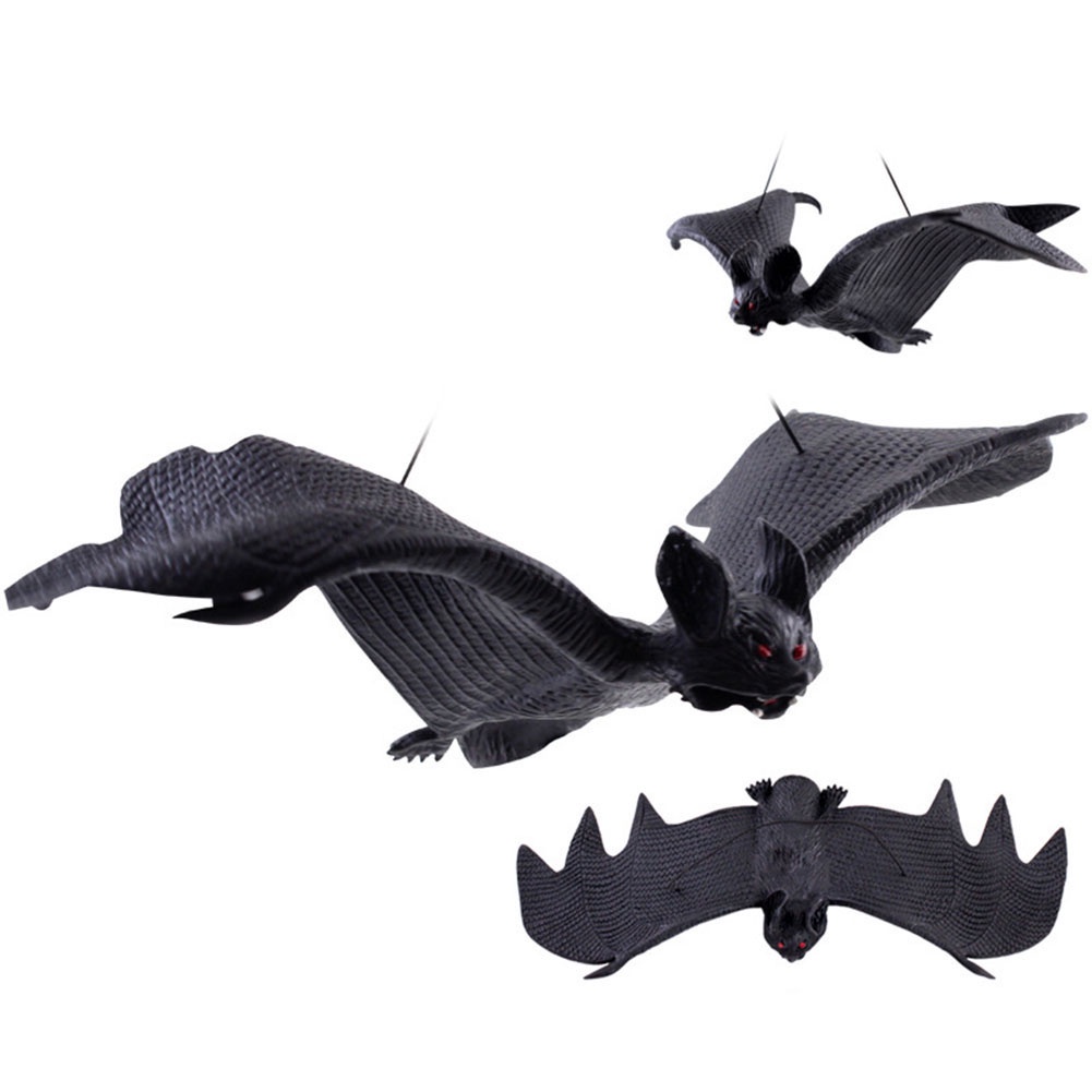 b-398-halloween-artificial-funny-pendant-bat-haunted-house-trick-toy