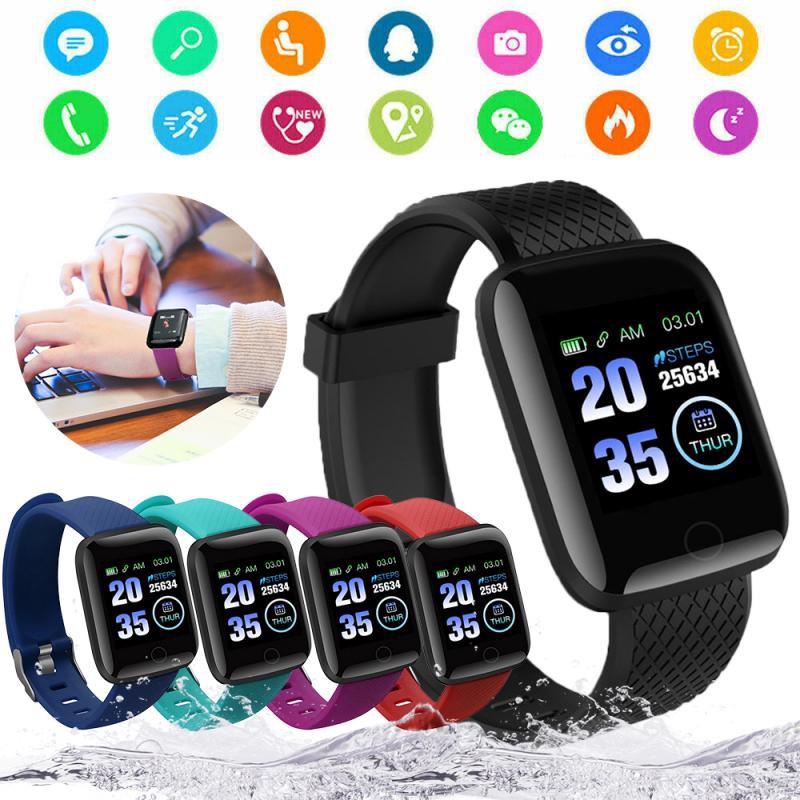 จัดส่งในไทย Smartwatch 116 Plus / D13 สมาร์ทวอทช์ สมาร์ทวอทช์ ฟิตเนส ...