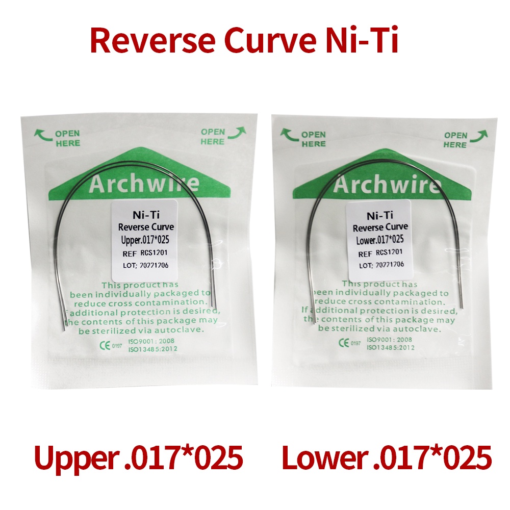 2Packs Reverse Curve NT Wire Green Packing (1Pack Upper+1Pack Lower ...