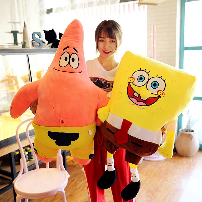 หมอนตุ๊กตานุ่ม รูปการ์ตูน Spongebob SquarePants Ragdoll ของขวัญวันเกิด ...