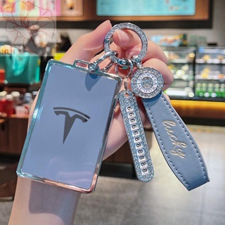 เหมาะสำหรับ Tesla ฝาครอบกุญแจ Tesla รุ่น 3/Y กระเป๋ารุ่น S ที่ใส่คีย์การ์ดควบคุมระยะไกล