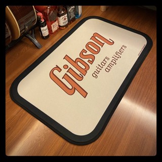 พรมปูพื้น กันลื่น ลาย Gibson Gibson คุณภาพดี สไตล์เรโทร สําหรับตกแต่งข้างเตียง ห้องนั่งเล่น