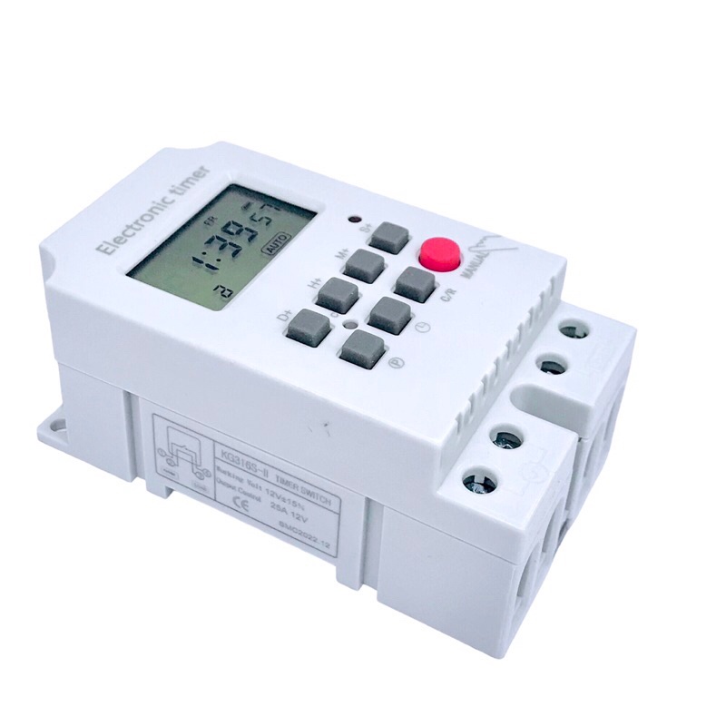 Timer KG316S- 25A เครื่องตั้งเวลา เปิด-ปิด อุปกรณ์ไฟฟ้าอัตโนมัติ 7 วัน ...