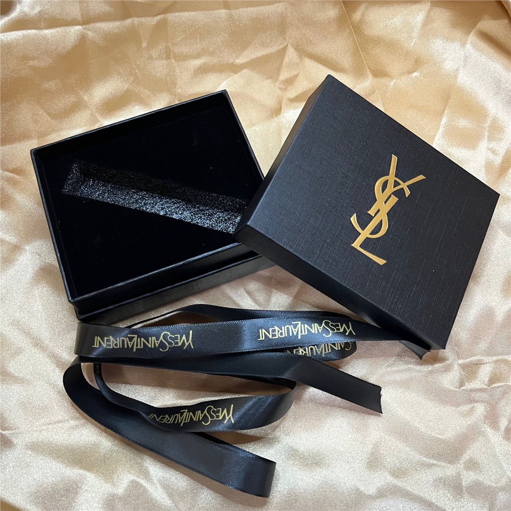 saint-laurent-ysl-เคาน์เตอร์ของขวัญวันเกิดดั้งเดิมกล่องของขวัญกระเป๋าถือน้ำหอมถุงของขวัญลิปสติก