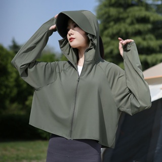 UPS ฤดูร้อน การป้องกันรังสียูวี เสื้อผ้าป้องกันแสงแดด ผู้หญิงระบายอากาศ คุณภาพสูง สไตล์เรียบง่าย เสื้อผ้าป้องกันแสงแดด