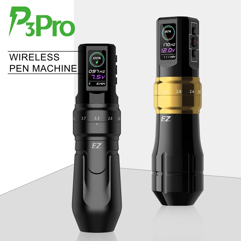 Adjustable Strokes Wireless Battery Tattoo Machine for Tattoo PMU & SMP ...