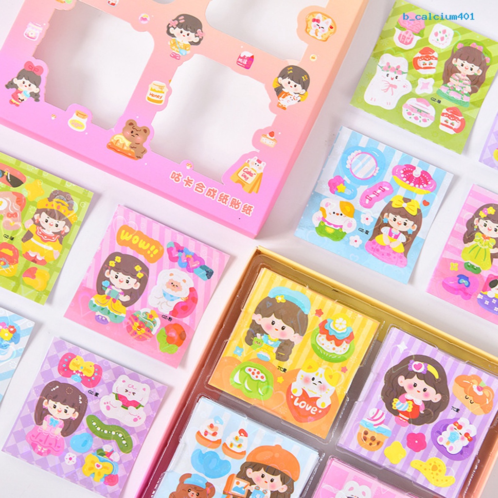 calciwj-100pcs-set-girl-ins-style-sticker-set-diy-easy-peel-stick-high-definition-printing-stickers