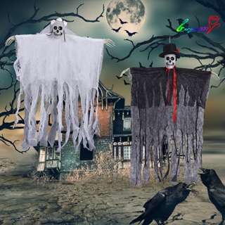 【AG】Hanged Ghost Costume Vivid Facial Expressions Wacky Haunted House Hanging Ghost Dress Up Halloween