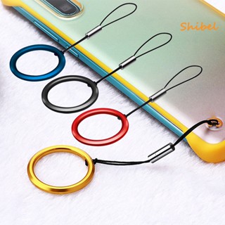 HOT_ Universal Phone Case Finger Ring Lanyard Strap เชือกแขวน