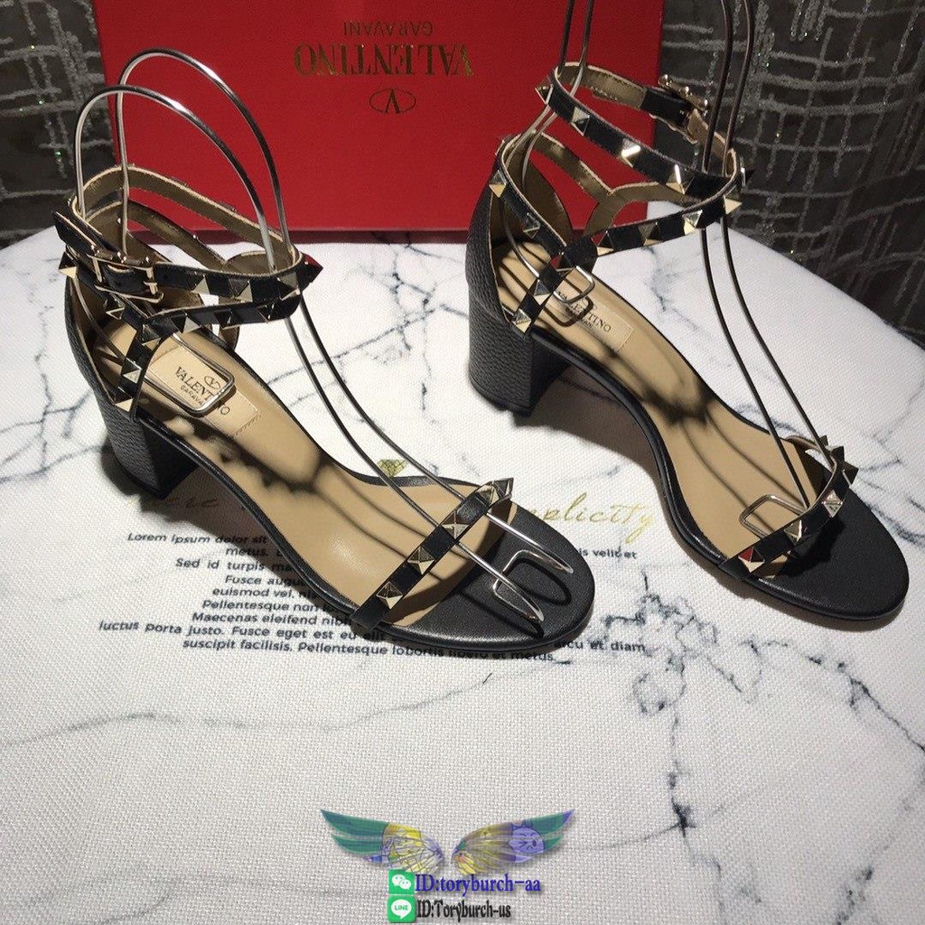 valentino-garavani-ankle-strap-chunky-heel-sandal-womens-summer-pump-size35-40