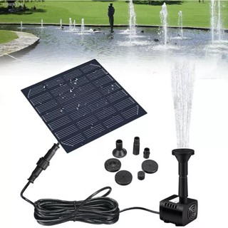 พร้อมสต็อก 【COD+พร้อมส่ง】Solar Pump น้ำพุโซล่าเซลล์ ปั๊มน้ำพุ(เล็ก) น้ำพุพลังงานแสงอาทิตย์ Fountain Solar WATER ปั้มน้ำโ