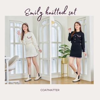 Coatmatter - Emily set ชุดเซ็ทไหมพรม