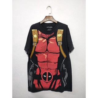 เสื้อยืด มือสอง ลายการ์ตูน Marvel อก 42 ยาว 29