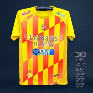 HR-01 เสื้อทีมหรือเสื้อฟุตบอล 2XL-3XL