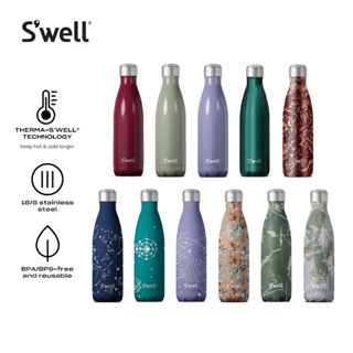 Swell 18/8 Stainless Steel Triple Layered Bottle with Therma-S’well Technology - Seasonal Collection 500ml (17oz) ขวดน้ำ