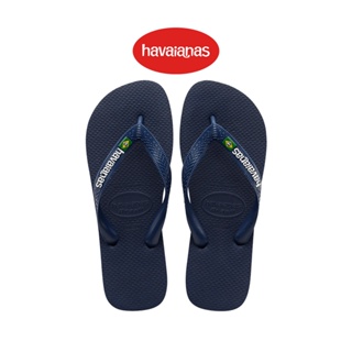 ภาพหน้าปกสินค้าHavaianas รองเท้าแตะ Brasil Logo Flip Flops - Nave Blue รุ่น (รองเท้าแตะ รองเท้แตะชาย รองเท้าหูหนีบ) ที่เกี่ยวข้อง