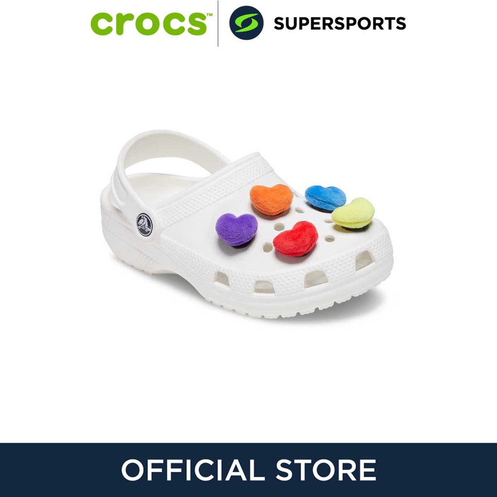 crocs-jibbitz-fuzzy-heart-5-pack-ตัวติดรองเท้า