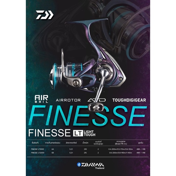 รอก-finesse-lt-1000-by-daiwa