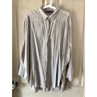 Zara เสื้อเชิ้ต Oversized