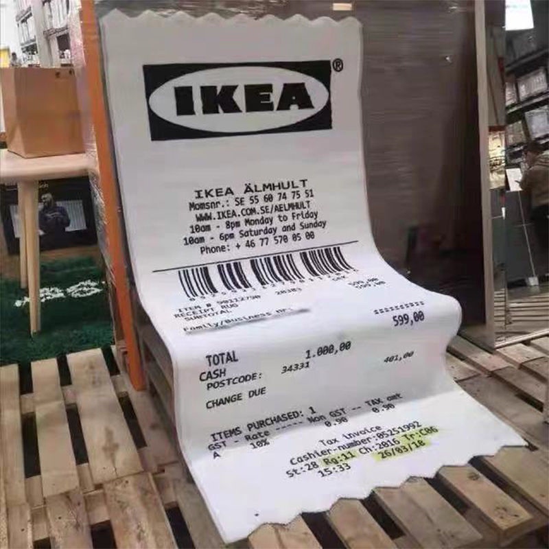 คุณภาพดี-ชุดสตรีท-ikea-ikea-x-virgil-abloh-joint-markerad-ใบเสร็จรับเงิน-พรมตั๋ว-ขนาดเล็ก