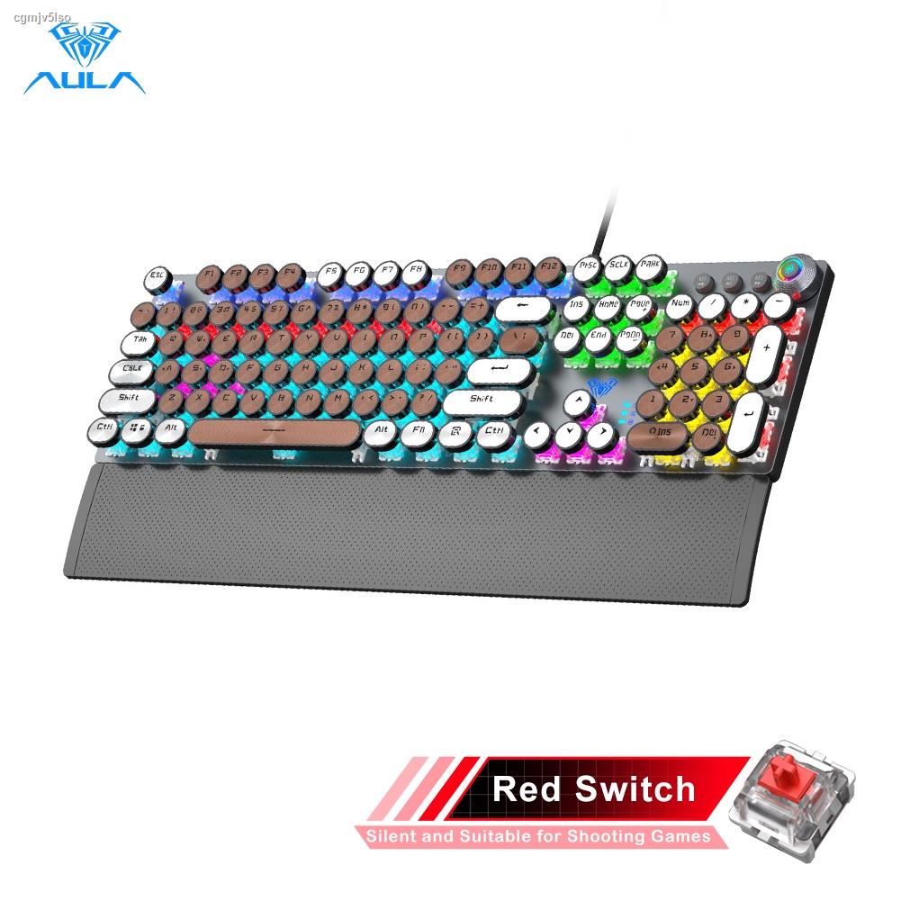 AULA F2088WPK Mechanical Gaming Keyboard Detachable wrist rest ...