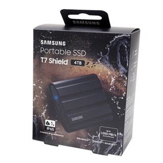 Samsung T7 Shield 4TB USB 3.2 External Portable SSD (Black) for PC, Mac, Android