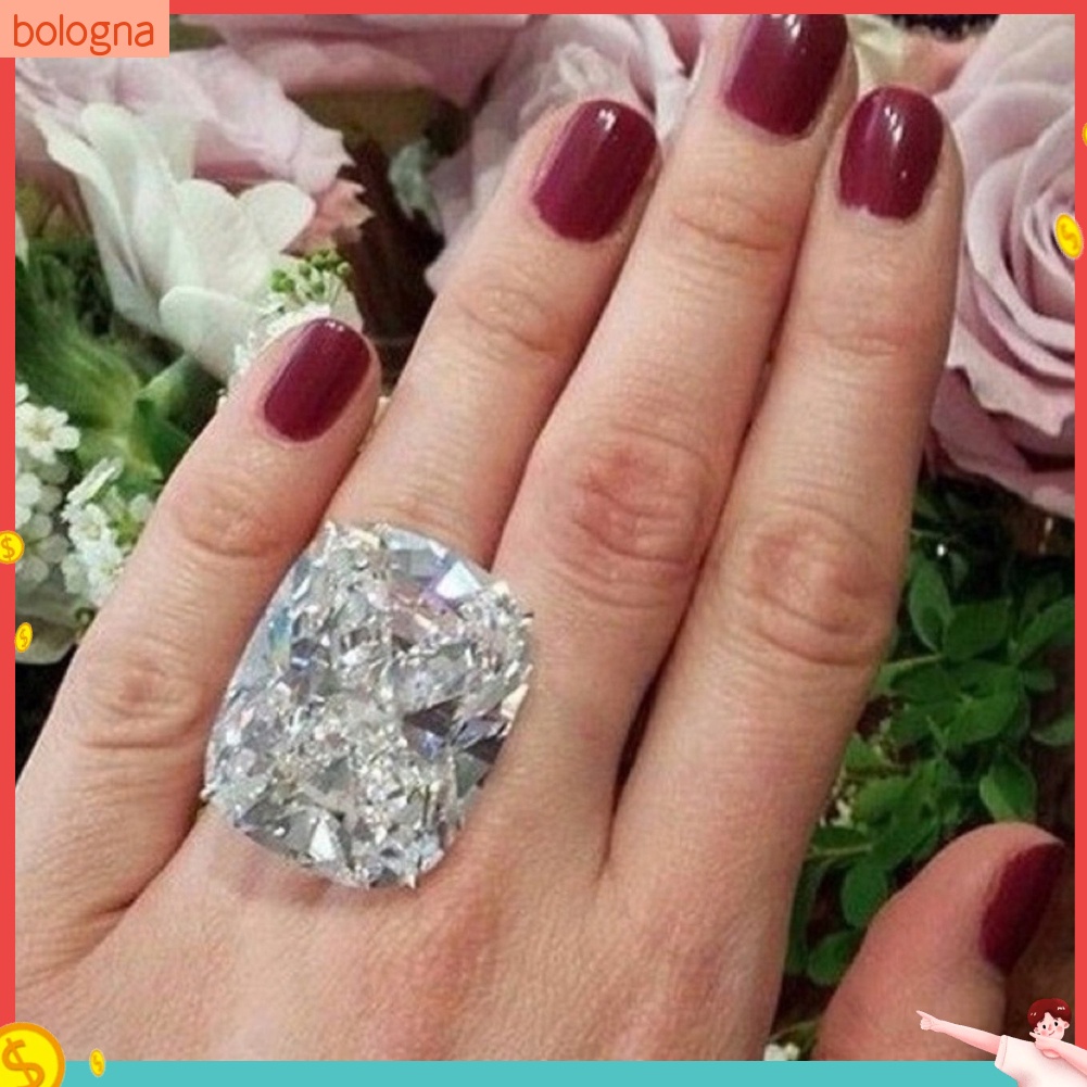 bologna-แหวนเพชร-cubic-zirconia-ขนาดใหญ่สําหรับผู้หญิง