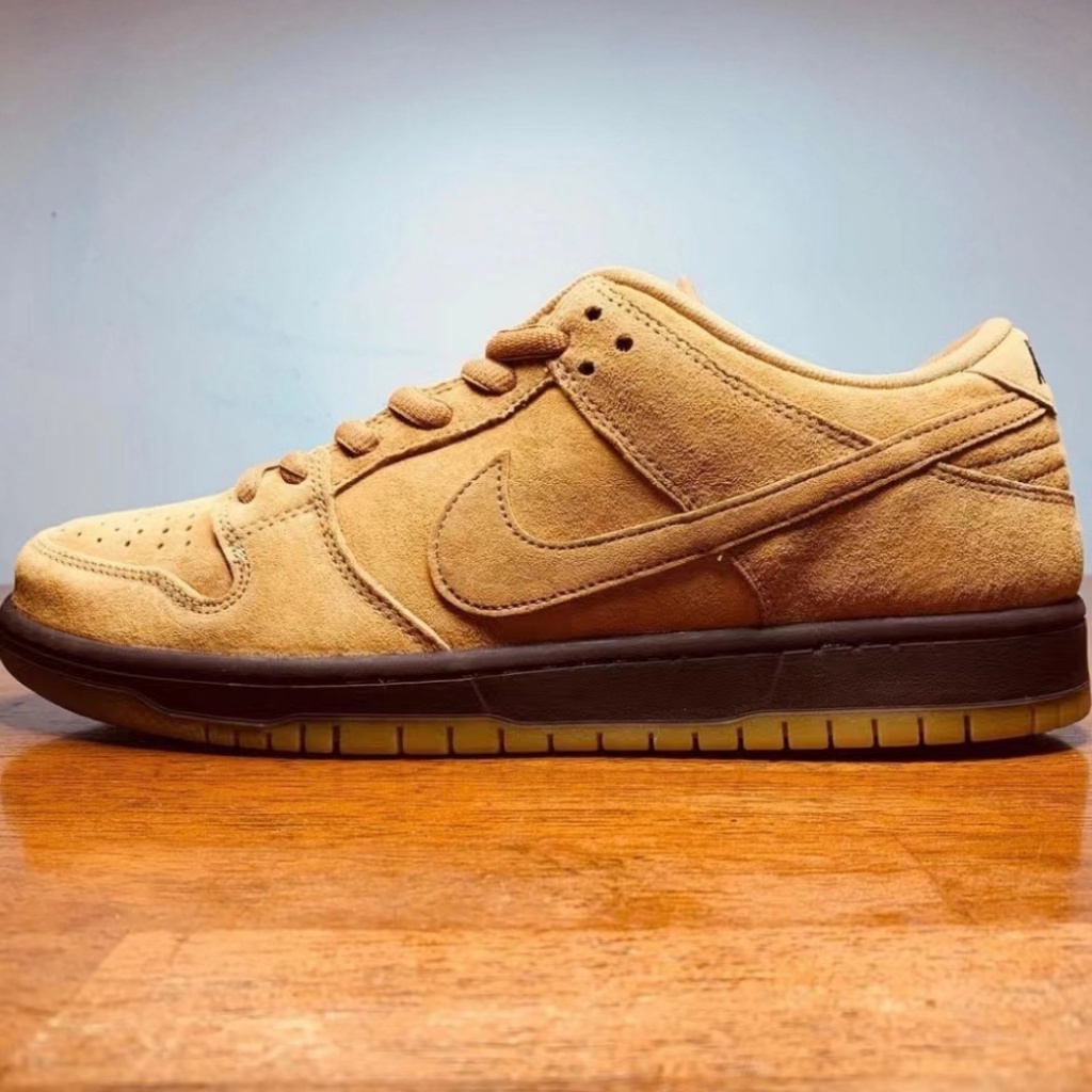 nike-dunk-sb-low-pro-wheat-mocha-รองเท้าผ้าใบ-เป็นที่นิยม-ของแท้nike-รองเท้าผู้ชาย