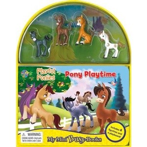 Asia Books หนังสือภาษาอังกฤษ MINI BUSY BOOK: PLAYFUL PONIES