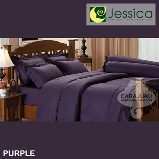 JESSICA ชุดผ้าปูที่นอน สีม่วง PURPLE #เจสสิกา ชุดเครื่องนอน ผ้าปู ผ้าปูเตียง ผ้านวม ผ้าห่ม สีพื้น