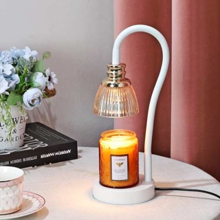 INS Lily of the Valley Aromatherapy Lamp Melting Wax Lamp Vintage Heating Melting Candle Light โรแมนติกของขวัญช่วยนอนหลั