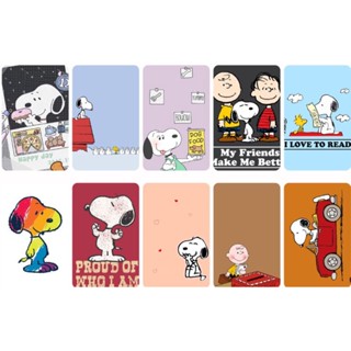 สติ๊กเกอร์ติดบัตร BTS MRT คีย์การ์ด #(snoopy) set 2 (1-20)