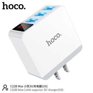 Hoco C22B Max หัวพร้อมสาย​ชาร์จ​แบบ5Aพร้อมLCD​ สำหรับ​iP​/Micro​/TypeC แท้100%