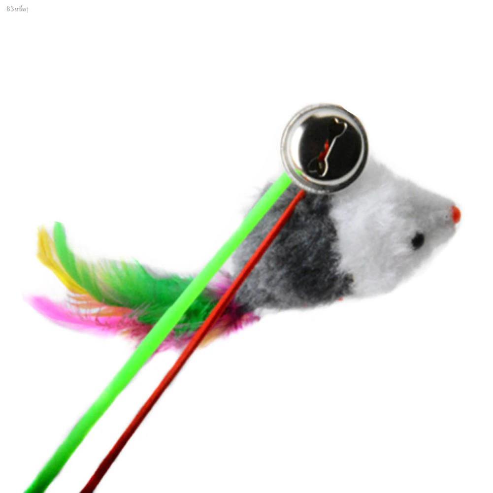 false-mouse-cat-toys-colorful-feather-catcher-teaser-toys-for-cat-training-funny-pet-products