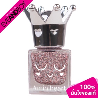 MINIHEART - Pink Glitter  Premium Nail Colours
