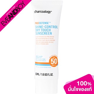 CHARCOALOGY - Uv Defense Spf50 Pa+++ Detoxifying Oil-Free Daily Face Prote