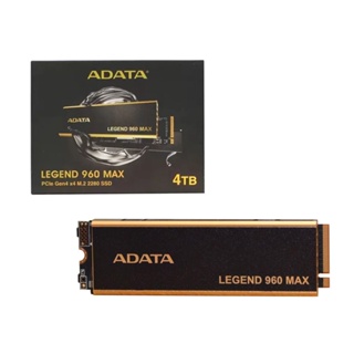 Adata Legend 960 Max 4TB PCIe Gen4 x4 M.2 2280 SSD with Heatsink, PS5 Compatible