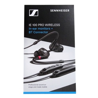 Sennheiser IE 100 PRO Wireless Headphones (Black) - In-Ear Monitors + BT Connector