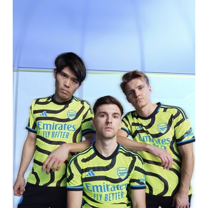 เสื้อฟุตบอลชุดเยือนอาเซน่อล-เกรดเเฟนบอล-adidas-arsenal-2023-2024-away-replica-jersey