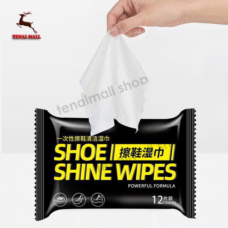 ภาพหน้าปกสินค้าผ้าเช็ดทำความสะอาดรองเท้า Shoe wipes แผ่นเช็ดทำความสะอาดรองเท้า แผ่นทำความสะอาดรองเท้า ขจัดสิ่งสกปรก ประหยัดแรง จากร้าน tenal_mall บน Shopee