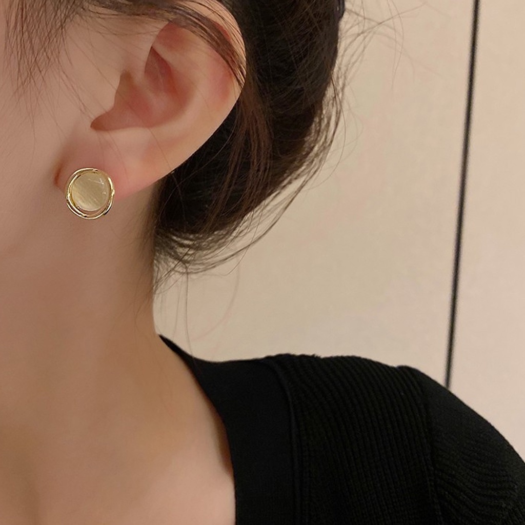 b-398-เครื่องประดับ-ต่างหู-โอปอล-ทรงกลม-ขัดเงา-สําหรับผู้หญิง-1-คู่