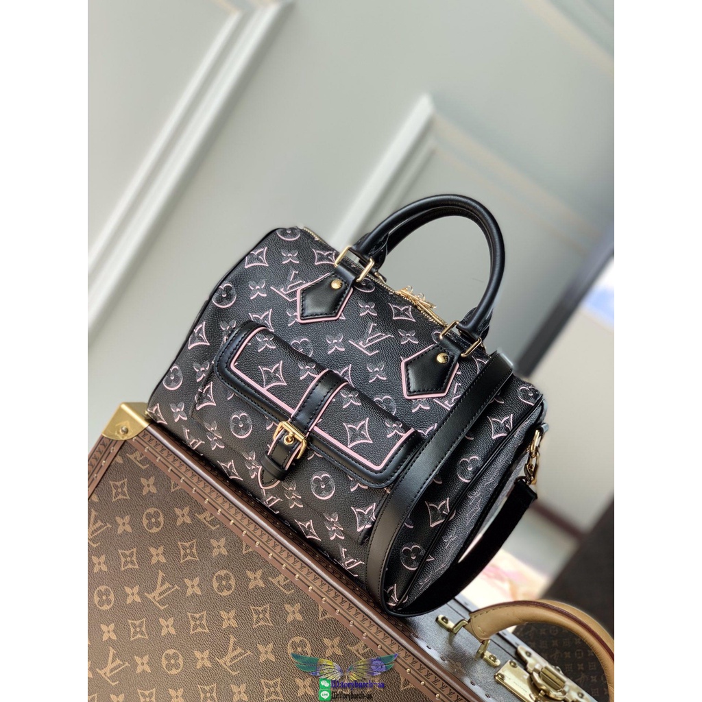 m20852-black-louis-lv-speedy-shoulder-25-monogram-canvas-handbag-top-quality