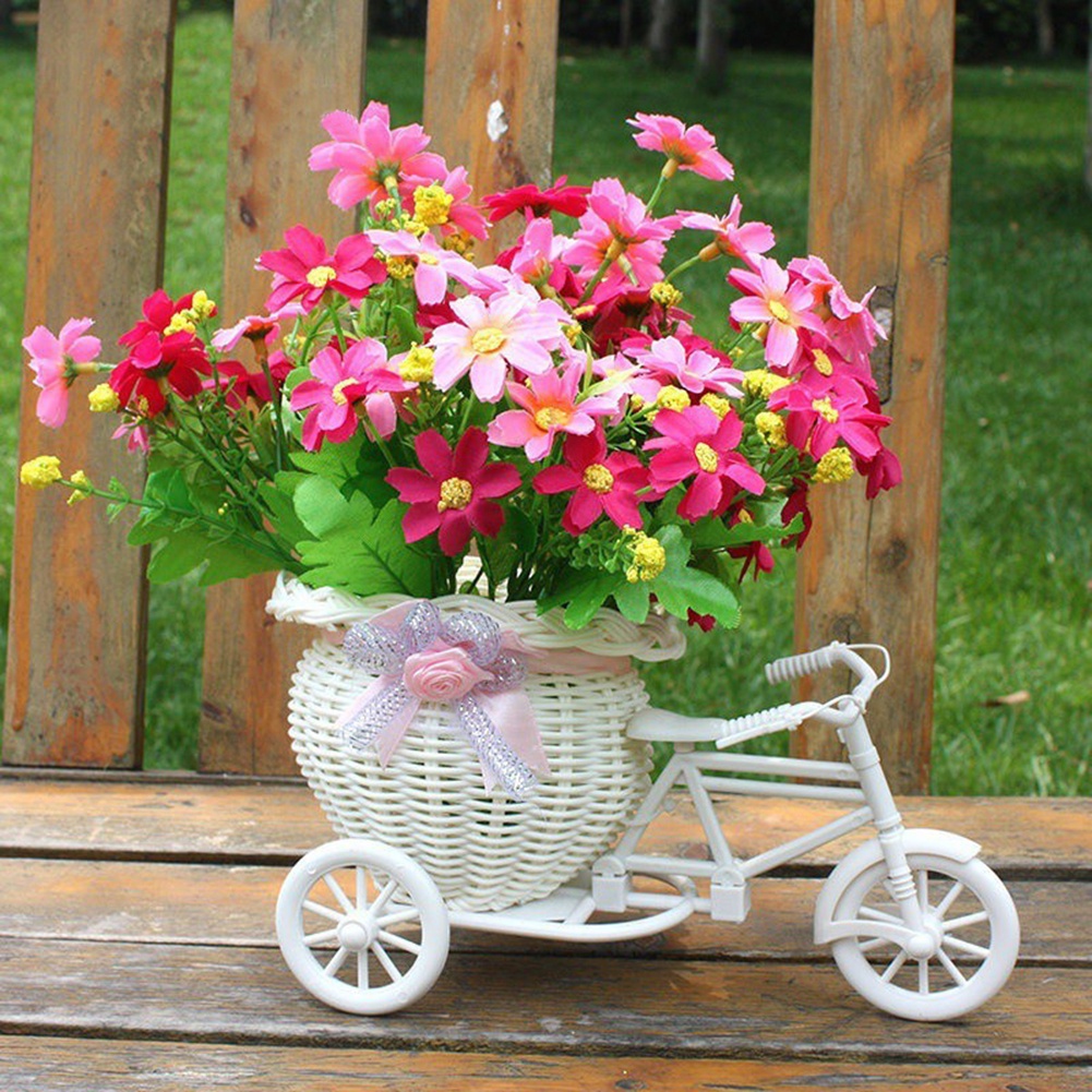 b-398-rattan-flower-basket-vase-bicycle-model-home-wedding-party-decor