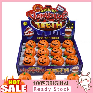 [B_398] Halloween Smile Face Pumpkin Wind up Clockwork Toy Kids Gift