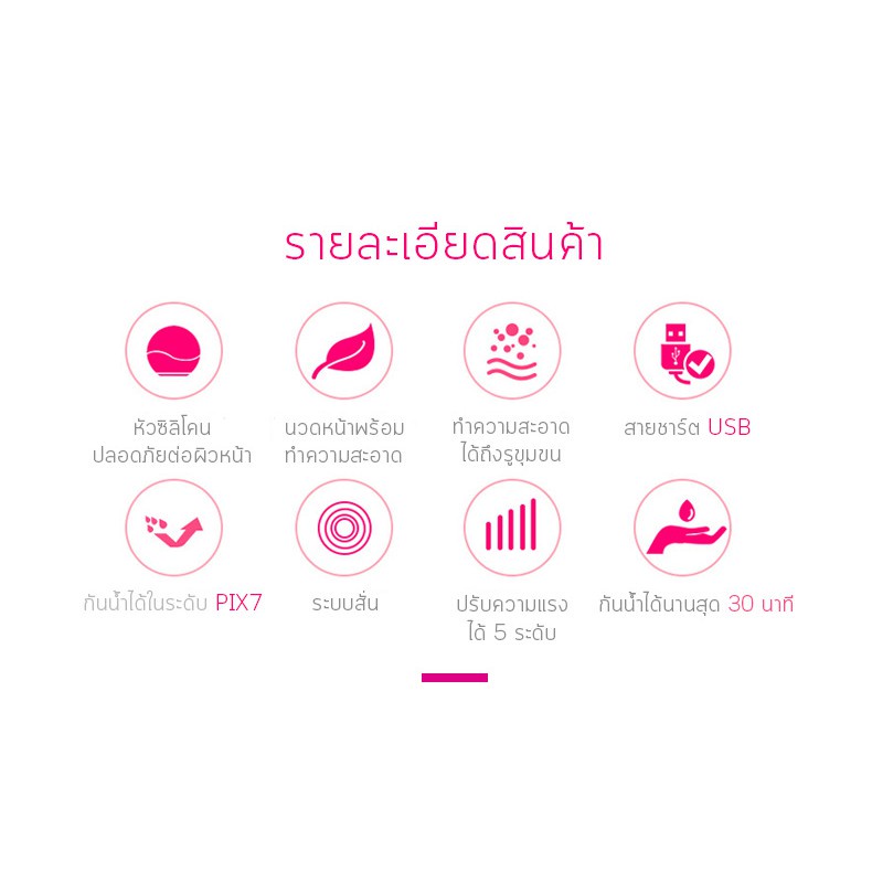 เครื่องทำความสะอาดผิวหน้า-แปรงล้างทำความสะอาดผิวหน้า